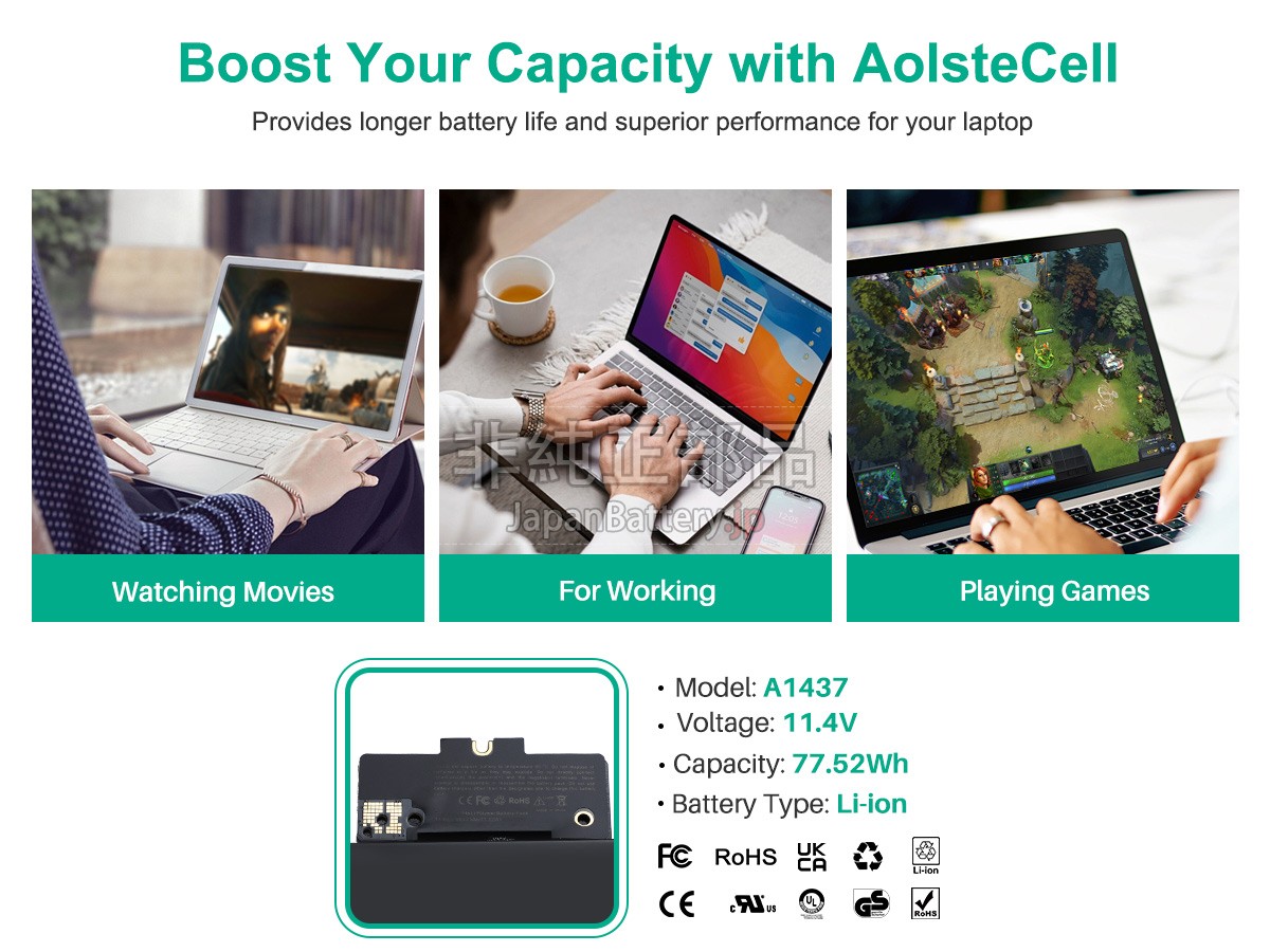 Apple A1425 バッテリー交換