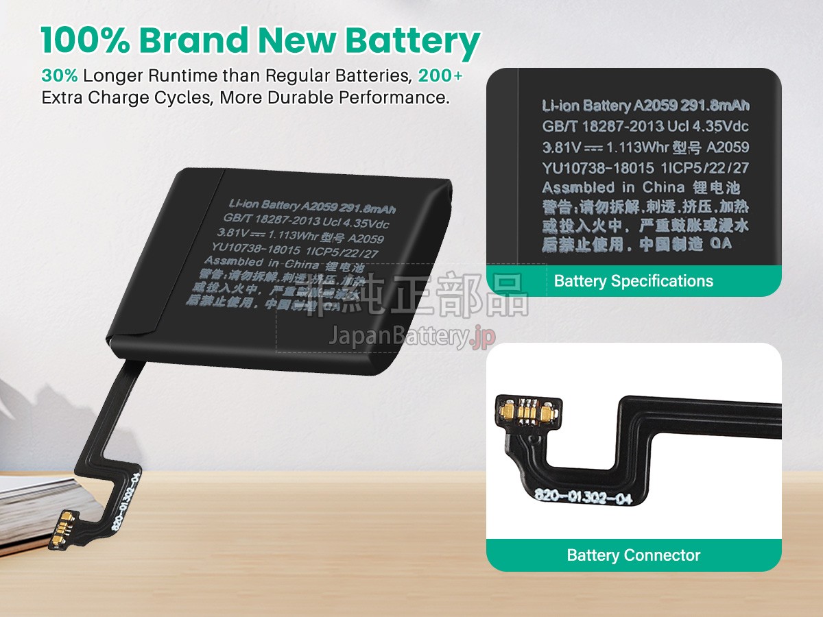 Apple A2059 バッテリー交換