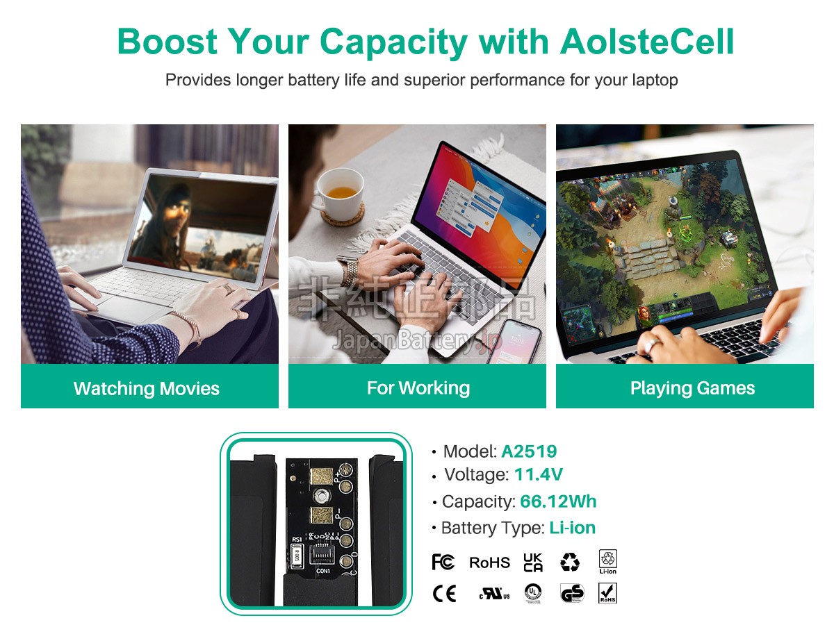 Apple MacBook Pro 14-inch M1 Pro 10 CPU 16 GPU バッテリー交換