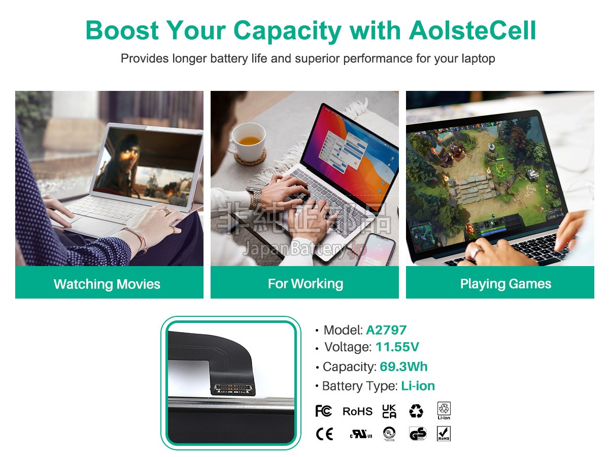 Apple A2941 バッテリー交換