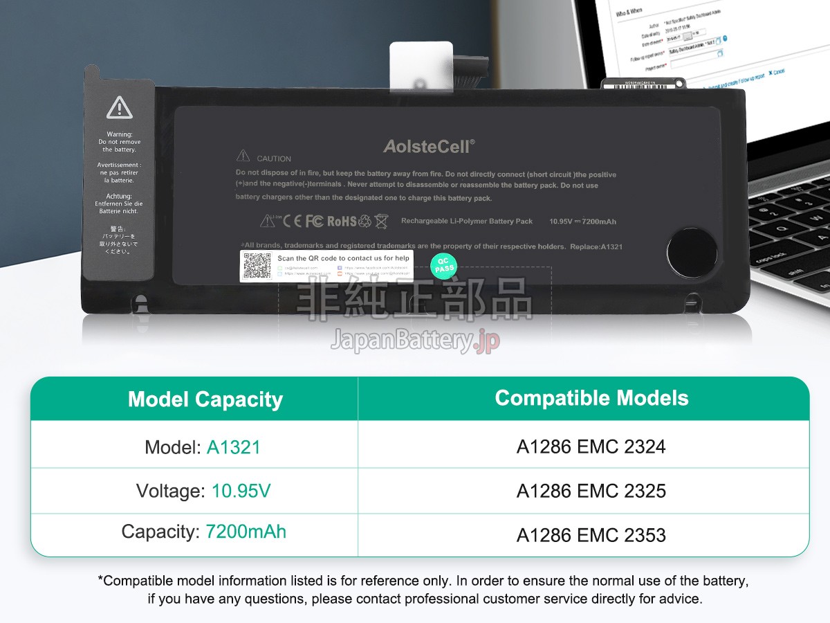 Apple A1321 バッテリー交換