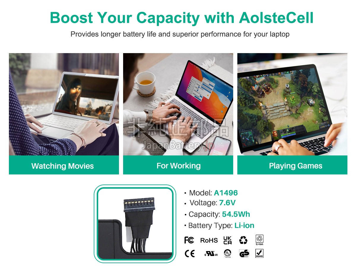 Apple A1466 バッテリー交換