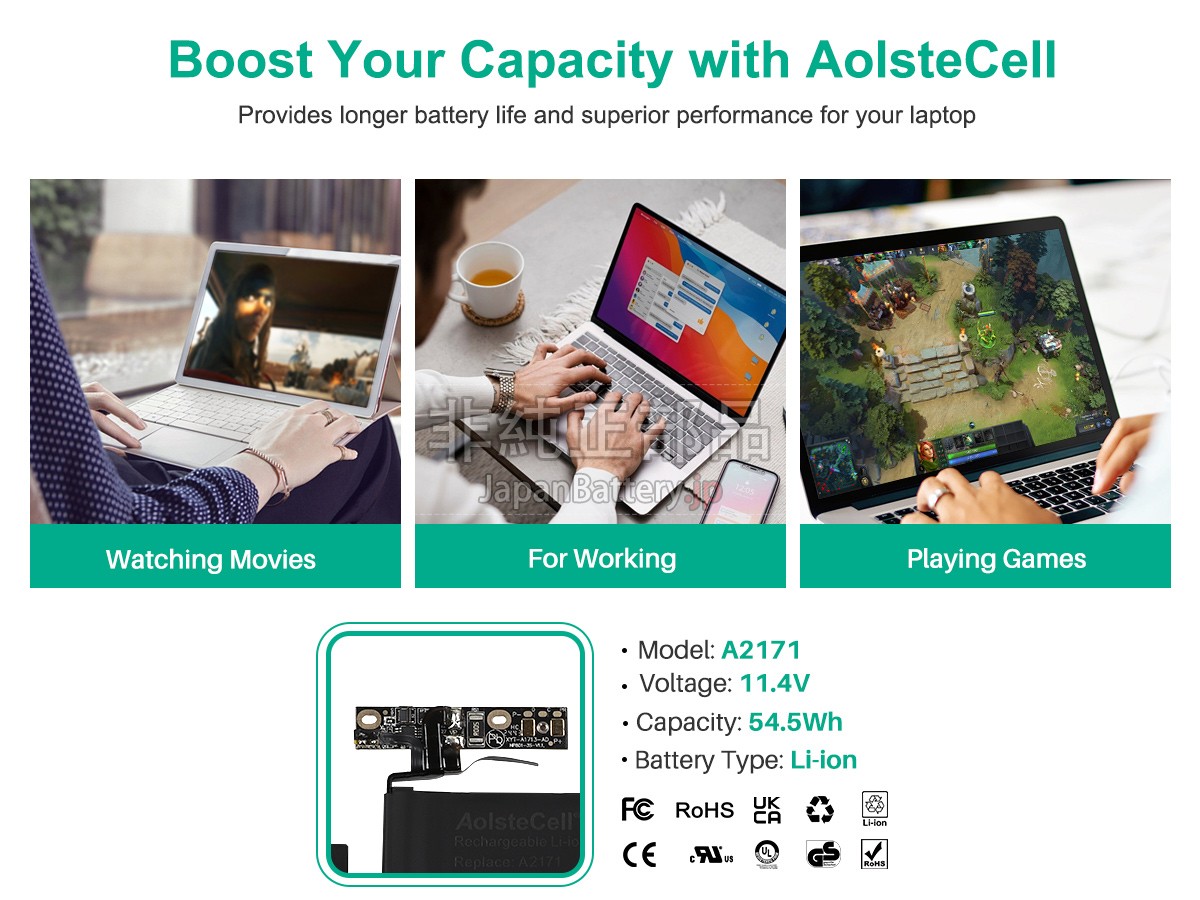 Apple A2171 バッテリー交換