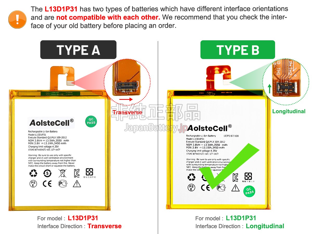 Lenovo L13D1P31 バッテリー交換