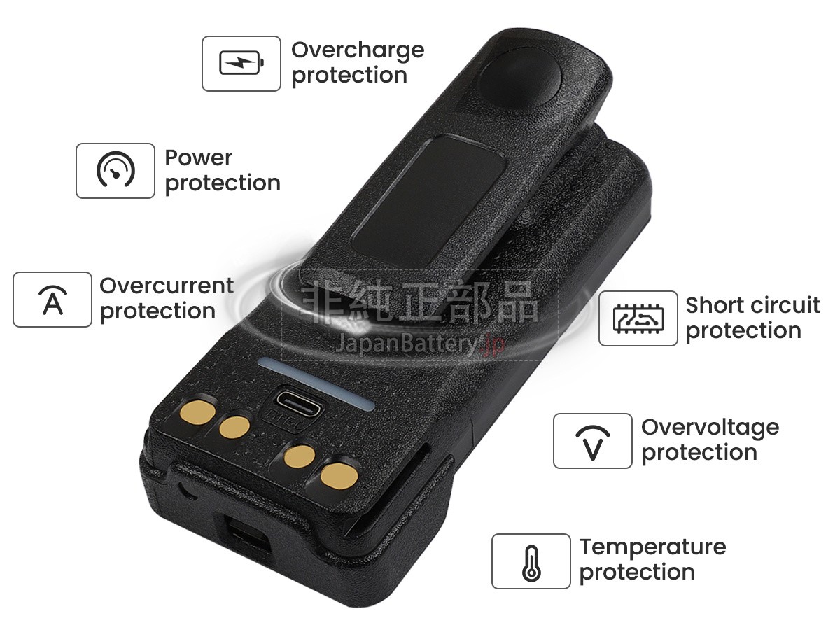 Motorola XIRP8668I バッテリー交換